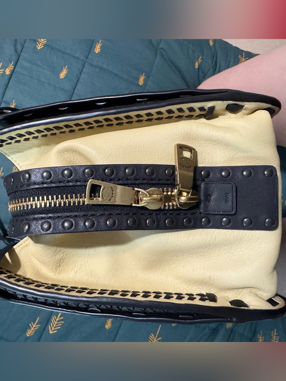 Coach Dreamer 34 Colorblock tote with whipstitch - Picture 8 of 15